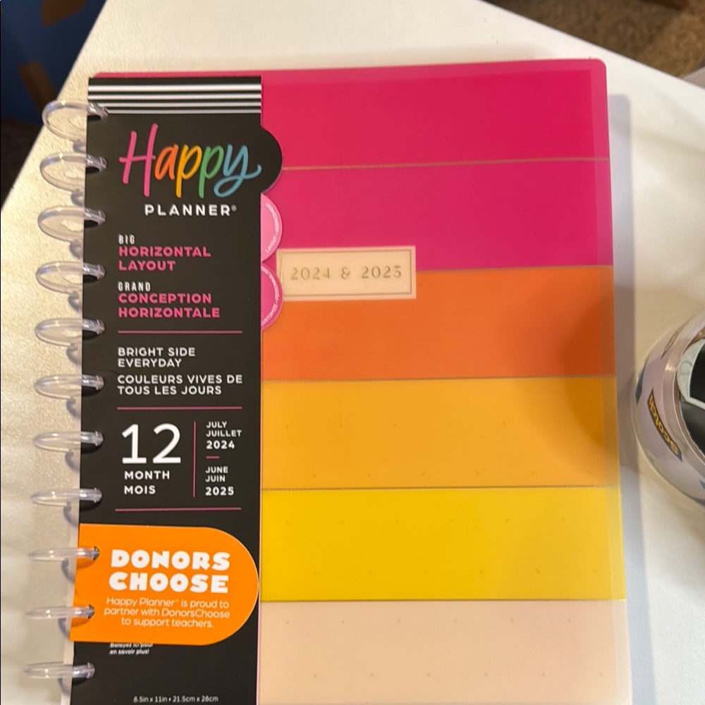 Happy Planner Vibrant Striped Organizer